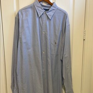 Men's Light Blue Polo by Ralph Lauren Shirt